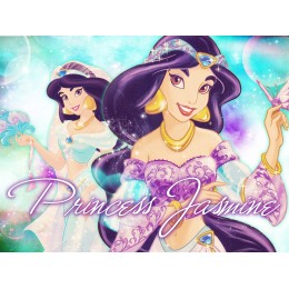 Princessa Jasmine Painel para Festas de Aniversário mod 1