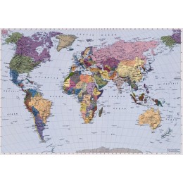 Mural de Parede Mapa do Mundo
